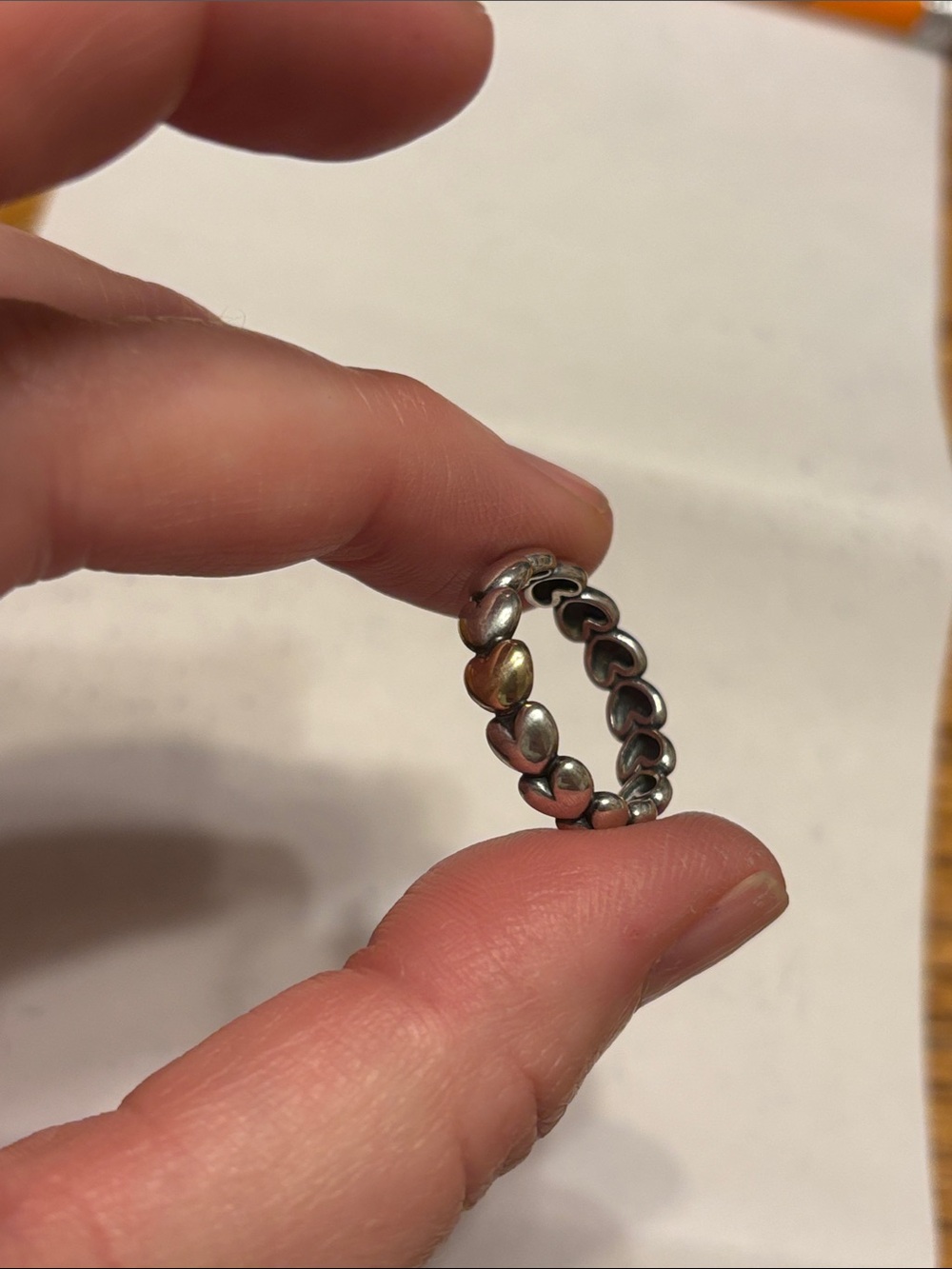 Pandora Heart Stack Ring ‘One True Love’ - Picture 5 of 5
